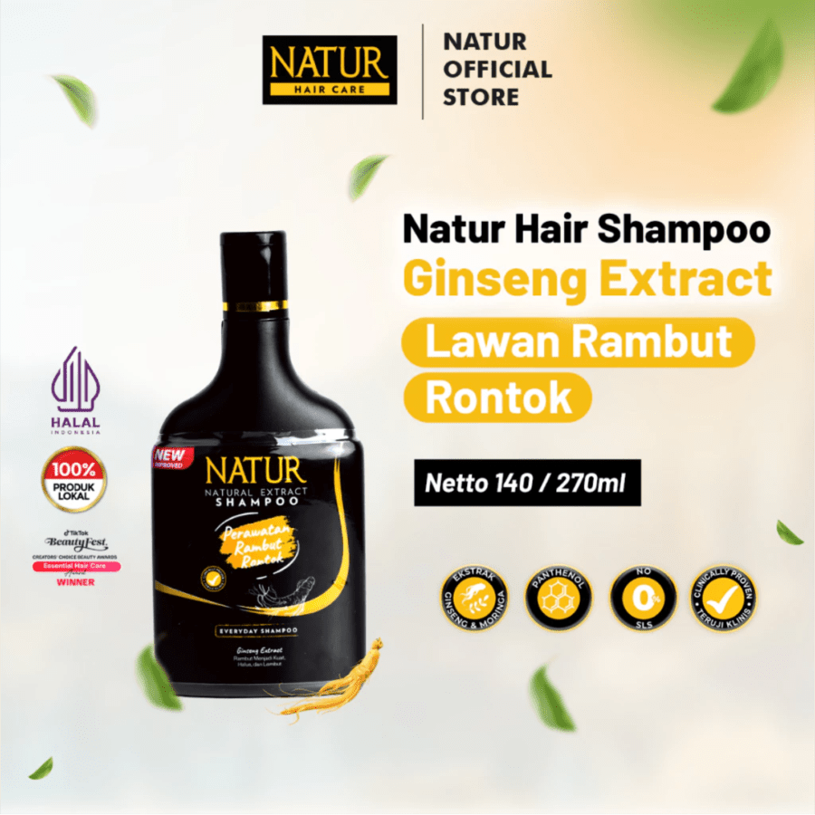 Natur Ginseng Extract Anti Hairfall Shampoo