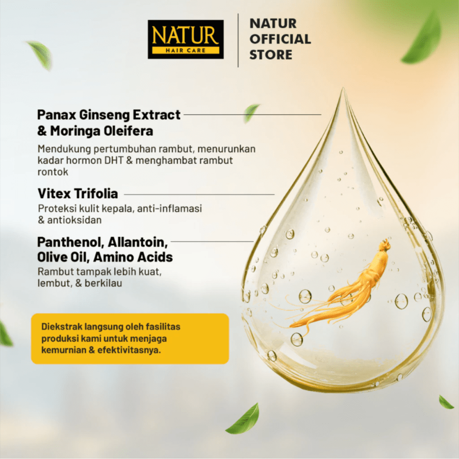 Natur Ginseng Extract Anti Hairfall Shampoo