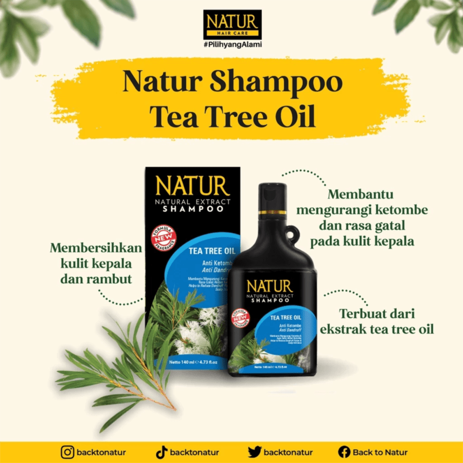 Natur Tea Tree Oil Anti Dandruff Shampoo