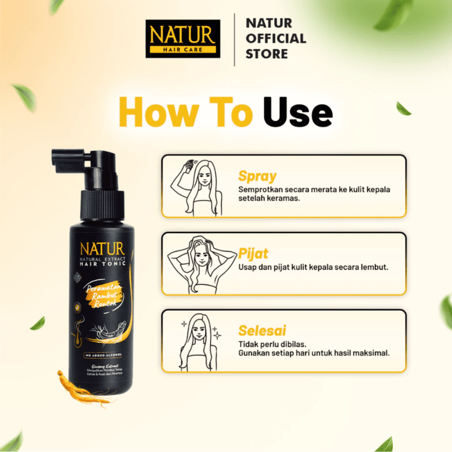 Natur Ginseng Extract Hair Tonic