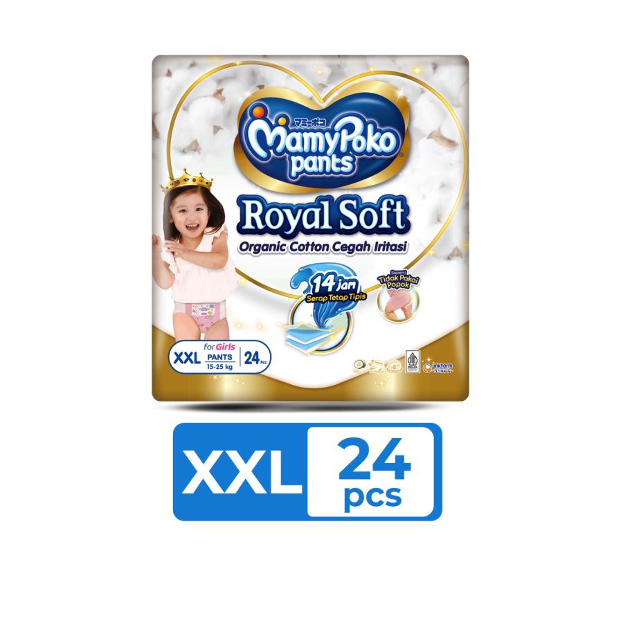 MamyPoko Royal Soft For Girls XXL24 Pants Diapers