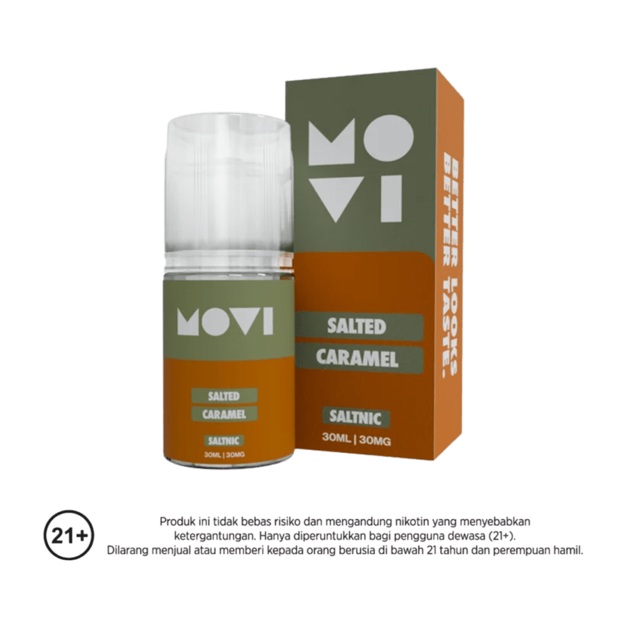 Movi Salted Caramel Saltnic E-Liquid Rokok Elektrik 30mg