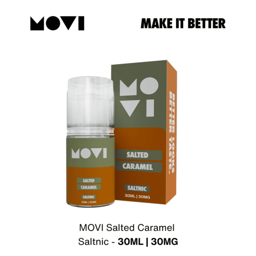Movi Salted Caramel Saltnic E-Liquid Rokok Elektrik 30mg