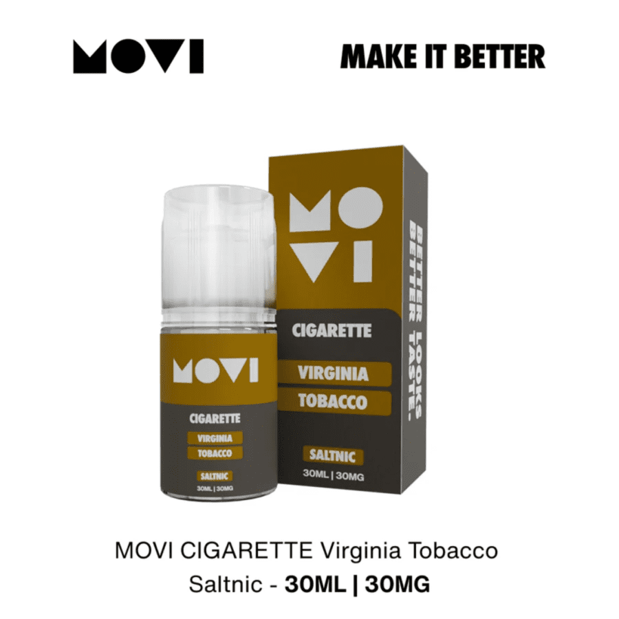 Movi Virginia Tobacco Saltnic E-Liquid Rokok Elektrik 30mg