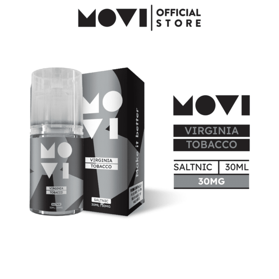 Movi Virginia Tobacco Saltnic E-Liquid Rokok Elektrik 30mg