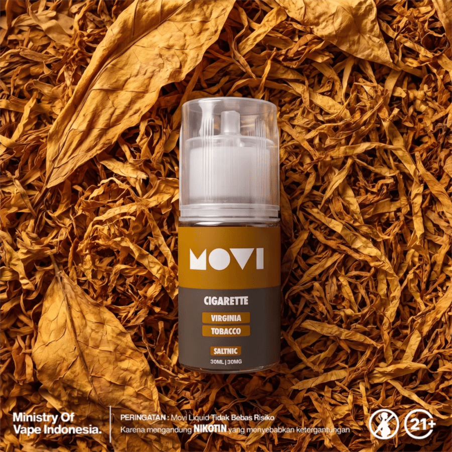 Movi Virginia Tobacco Saltnic E-Liquid Rokok Elektrik 30mg