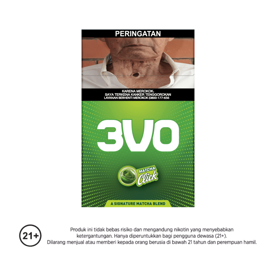 3V0 Matcha Click Rokok Batang