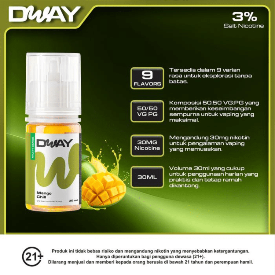 Dway Liquid Mango Chill Rokok Elektrik