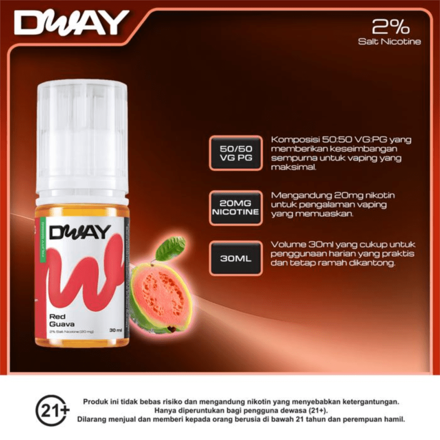Dway Liquid Red Guava Rokok Elektrik