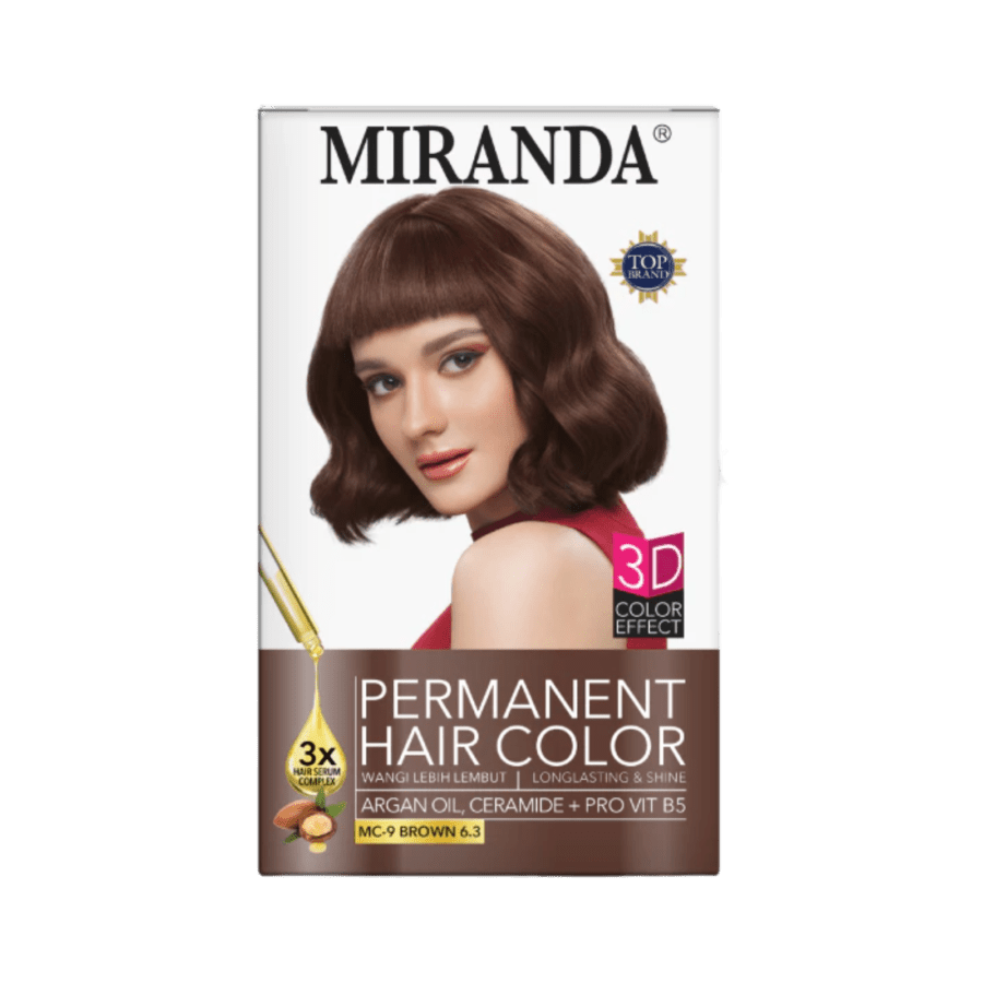 Miranda Hair Care MC9 Brown Creme Hair Colour 1pcs