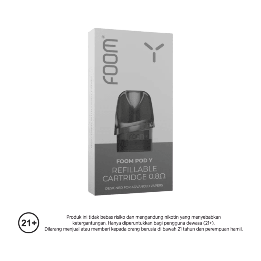Foom Pod Y Refillable Cartridge Rokok Elektrik