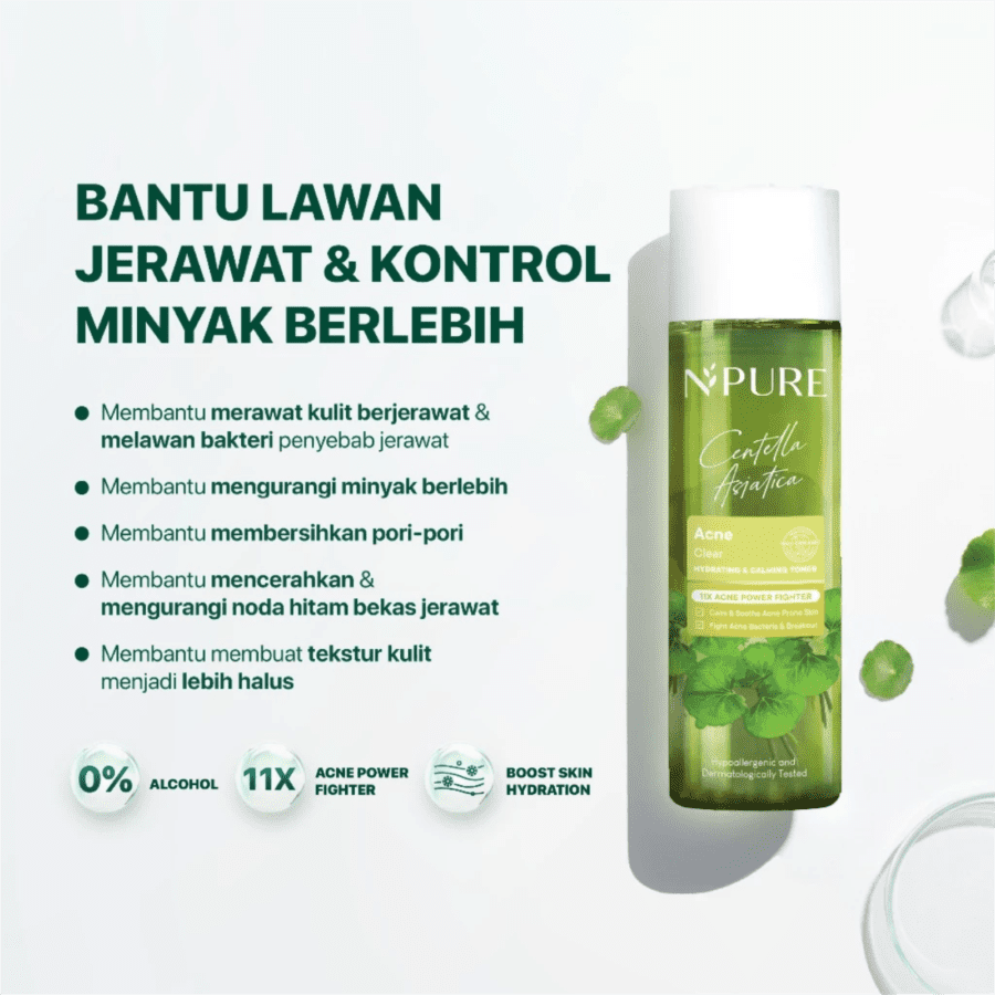 NPURE Cica Acne Foam Facial Wash 100ml