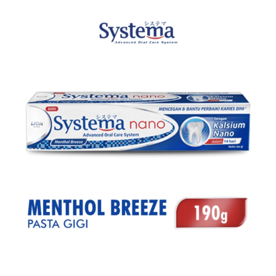 Systema Nano Menthol Breeze Toothpaste 190gram