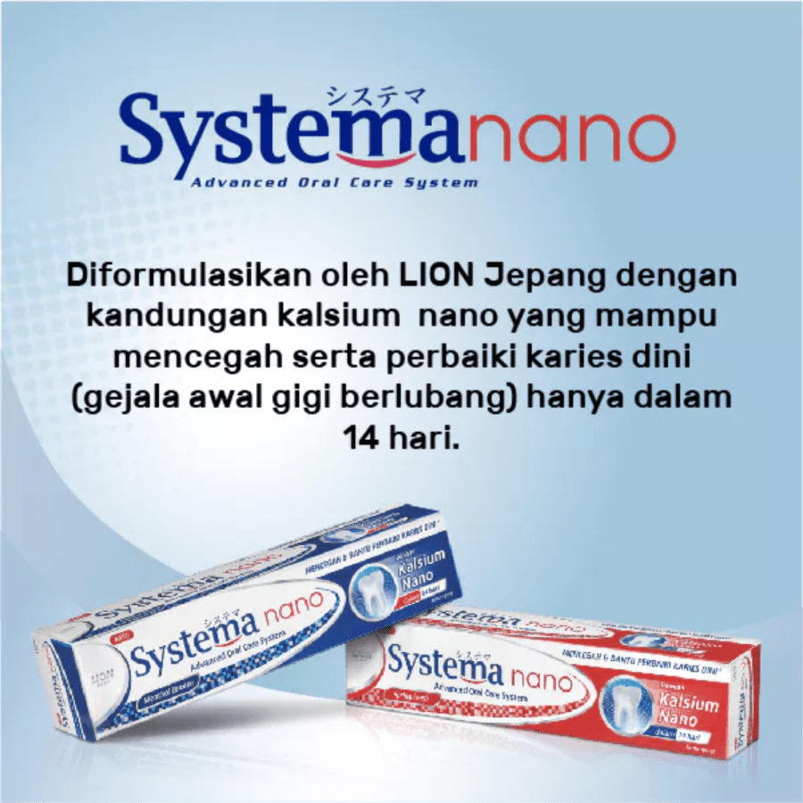 Systema Nano Menthol Breeze Toothpaste 190gram