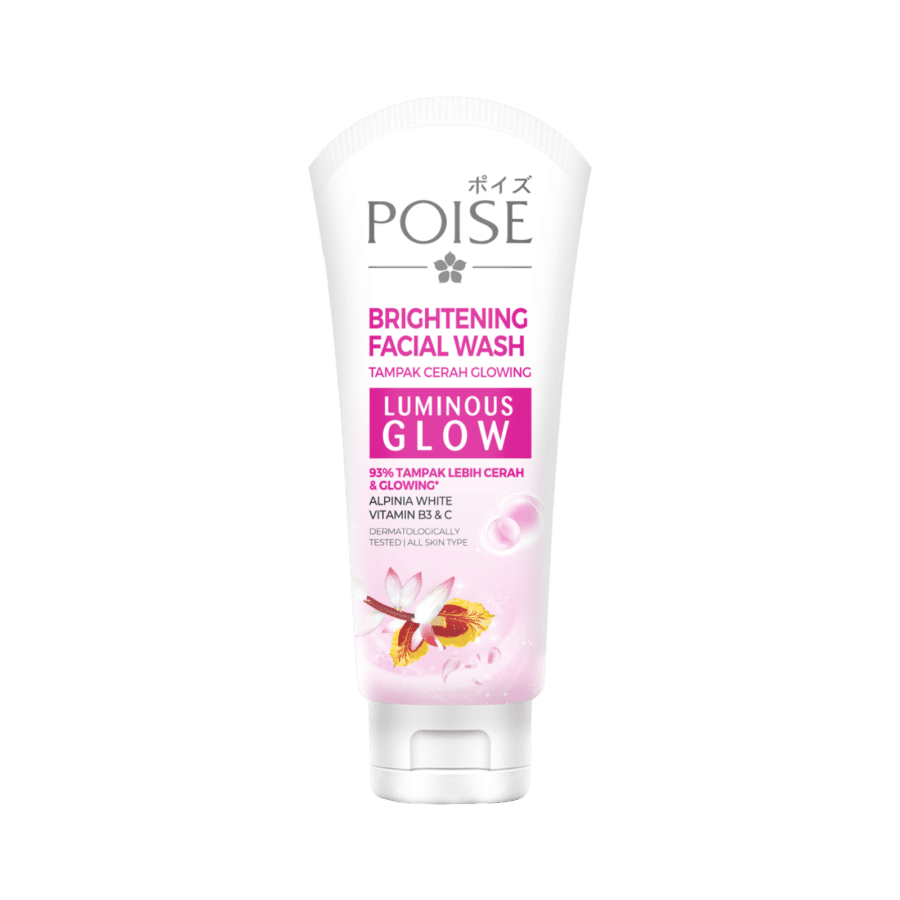 Poise Luminous Glow Brightening Facial Wash 100gram