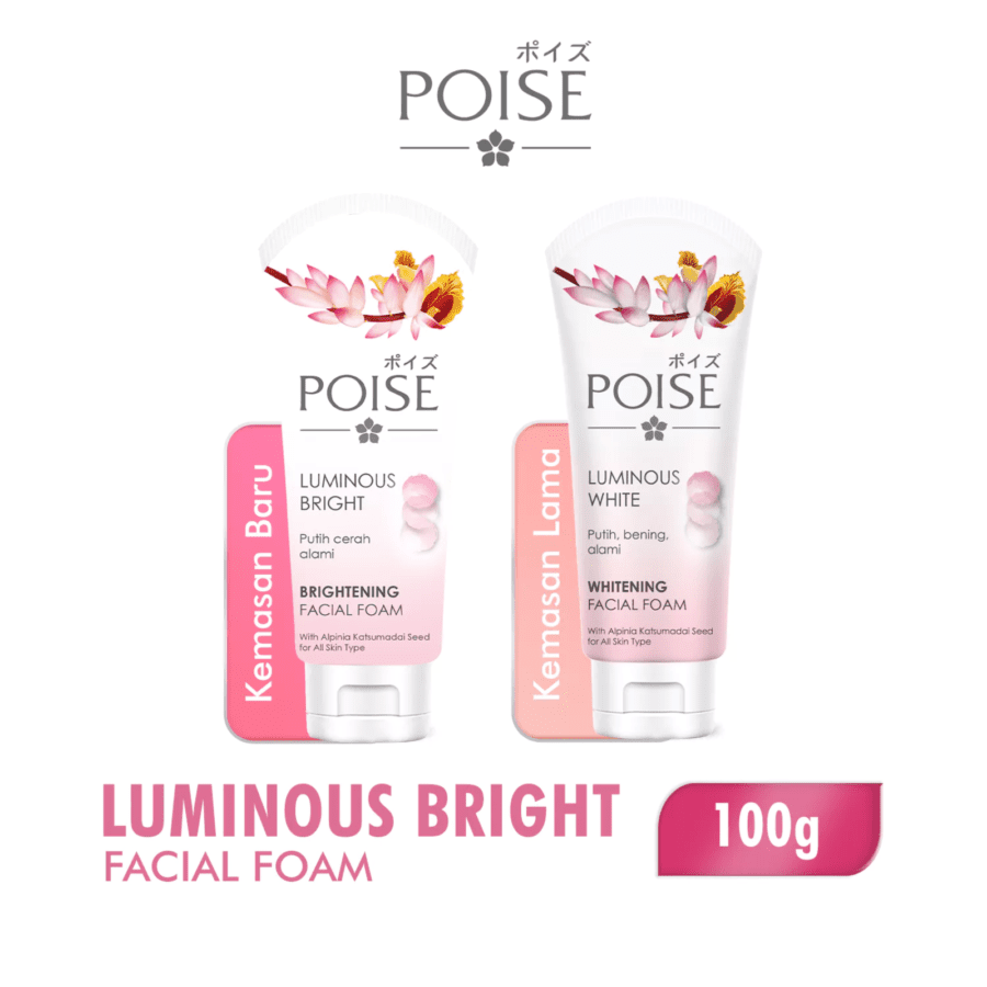 Poise Luminous Glow Brightening Facial Wash 100gram
