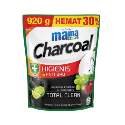 Mama Lime Charcoal Cairan Pencuci Piring Pouch