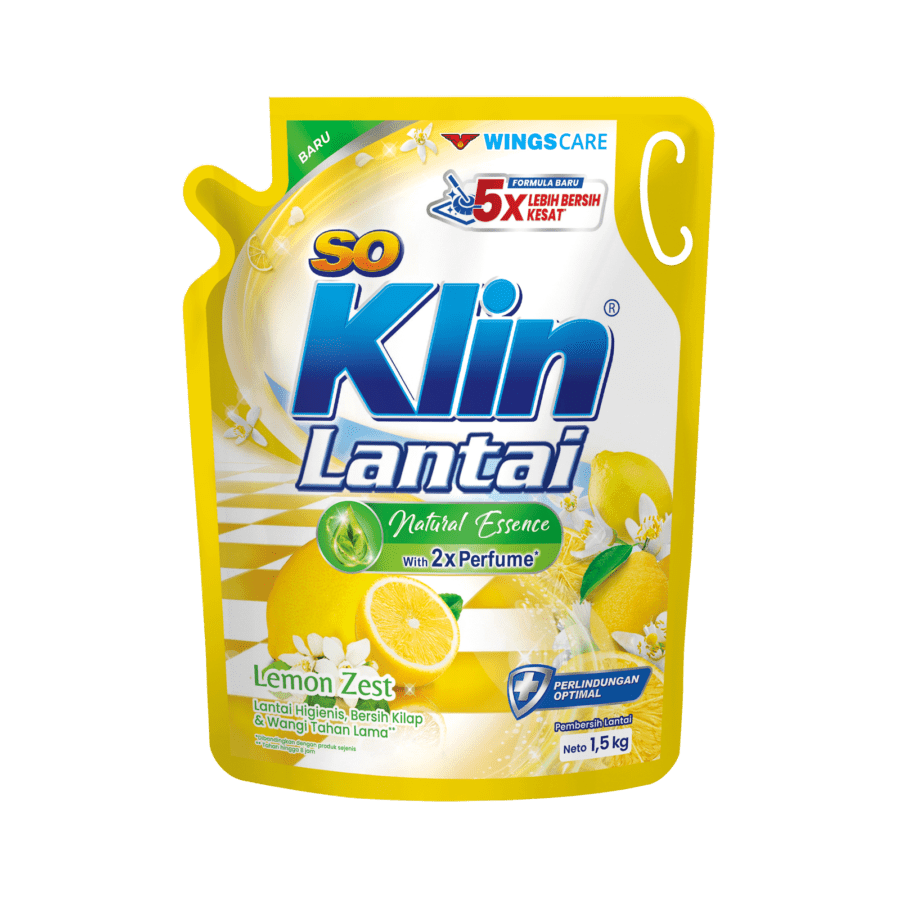 SoKlin Lantai Citrus Lemon Pembersih Lantai