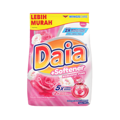 Daia Plus Softener Pink Deterjen Bubuk