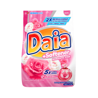 Daia Plus Softener Romantic Pink Deterjen Bubuk