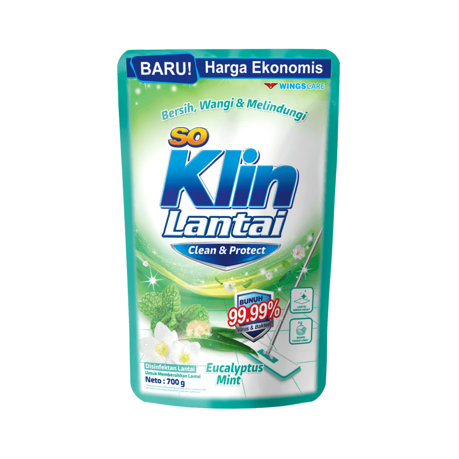 SoKlin Lantai Clean & Protect Eucalyptus Mint Pembersih Lantai