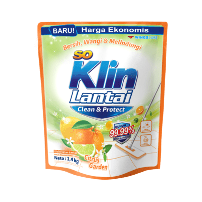 SoKlin Citrus Garden Pembersih Lantai Pouch