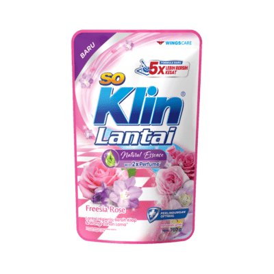 SoKlin Lantai Natural Essence Freesia Rose Pembersih Lantai