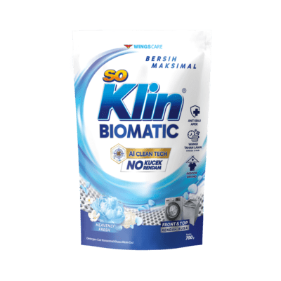 SoKlin Biomatic + Softener Fresh Scent Front & Top Load Deterjen Cair