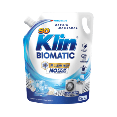 SoKlin Biomatic Blue Front & Top Load Deterjen Cair