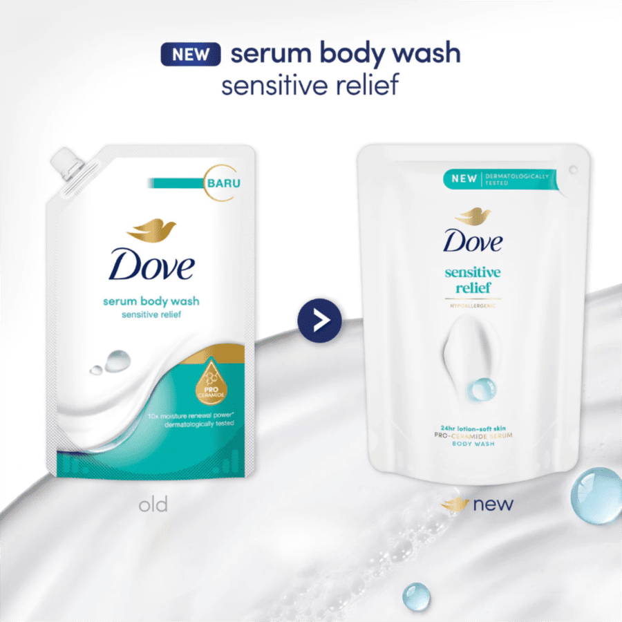 Dove Sensitive Relief Pro-Ceramide Serum Body Wash