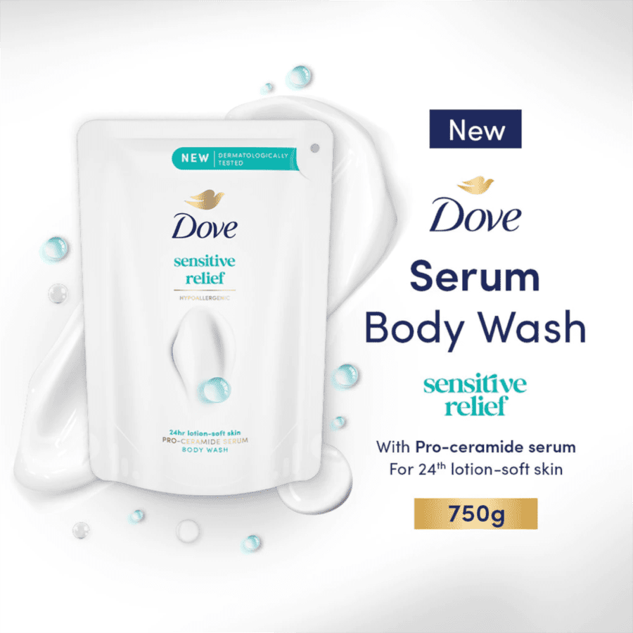 Dove Sensitive Relief Pro-Ceramide Serum Body Wash