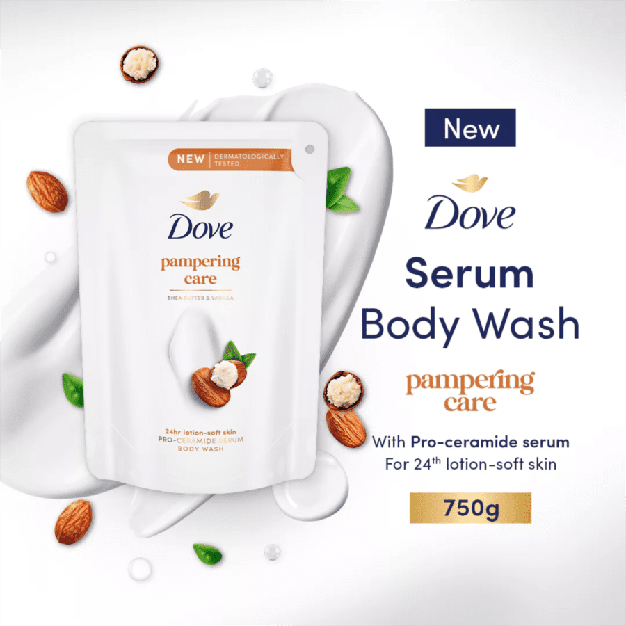 Dove Pampering Care Pro-Ceramide Serum Body Wash
