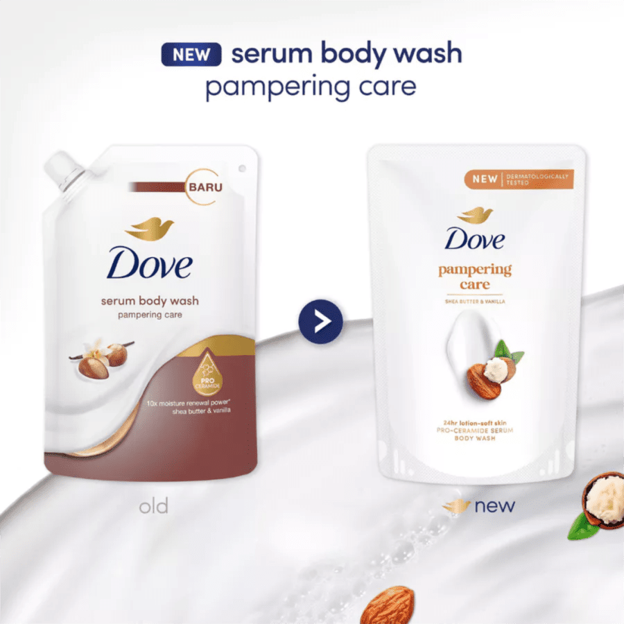 Dove Pampering Care Pro-Ceramide Serum Body Wash