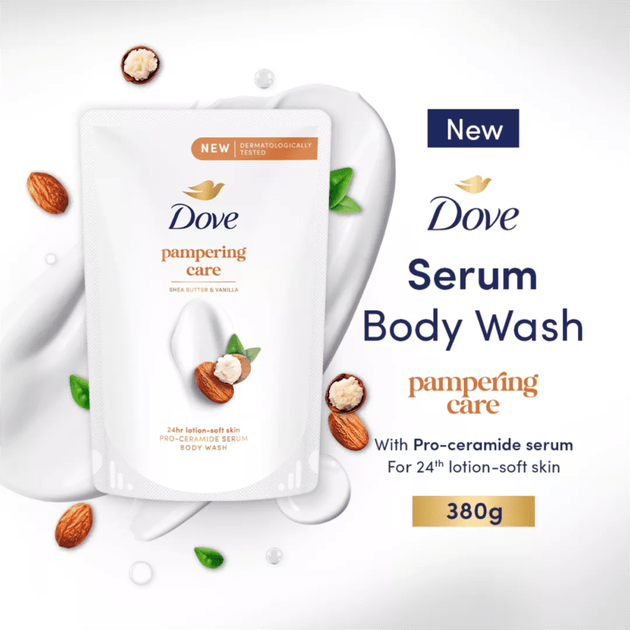 Dove Pampering Care Pro-Ceramide Serum Body Wash