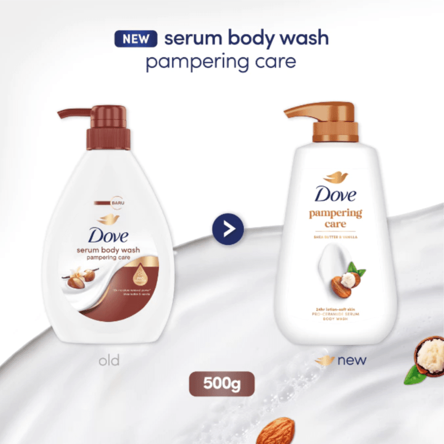 Dove Pampering Care Pro-Ceramide Serum Body Wash 500gram