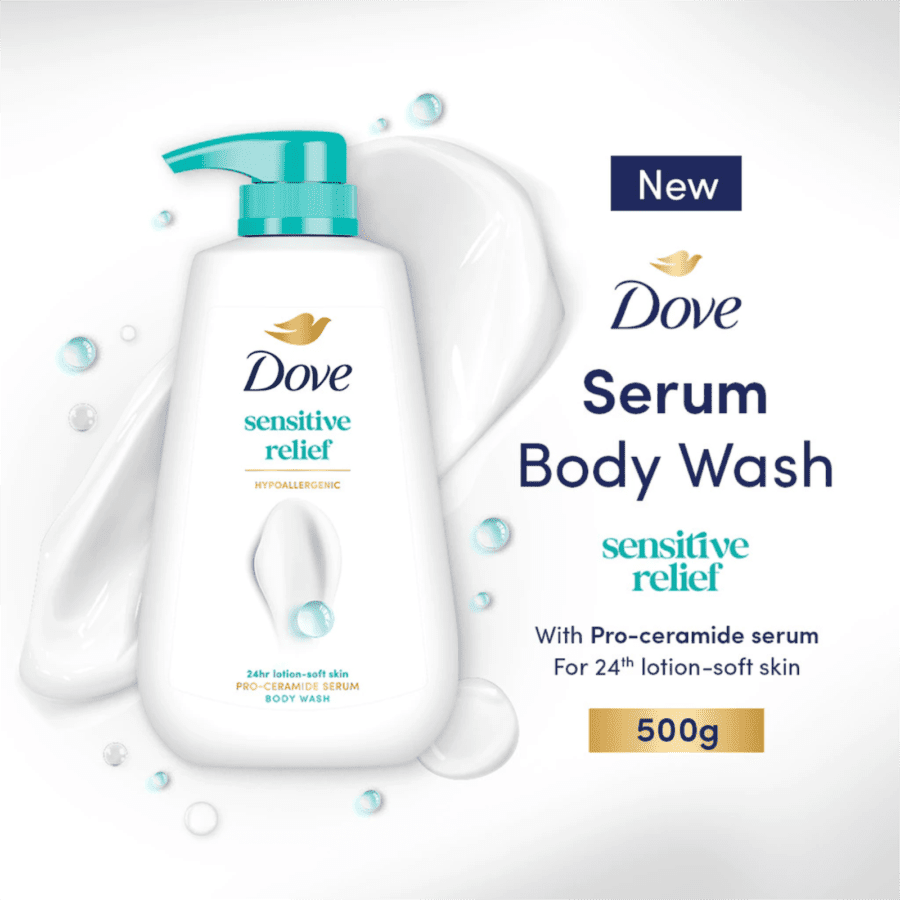 Dove Sensitive Relief Pro-Ceramide Serum Body Wash