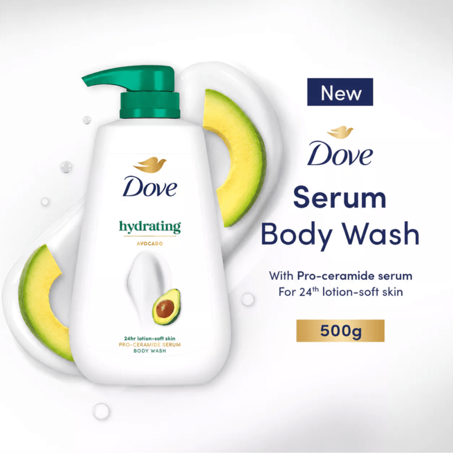 Dove Hydrating Pro-Ceramide Serum Body Wash