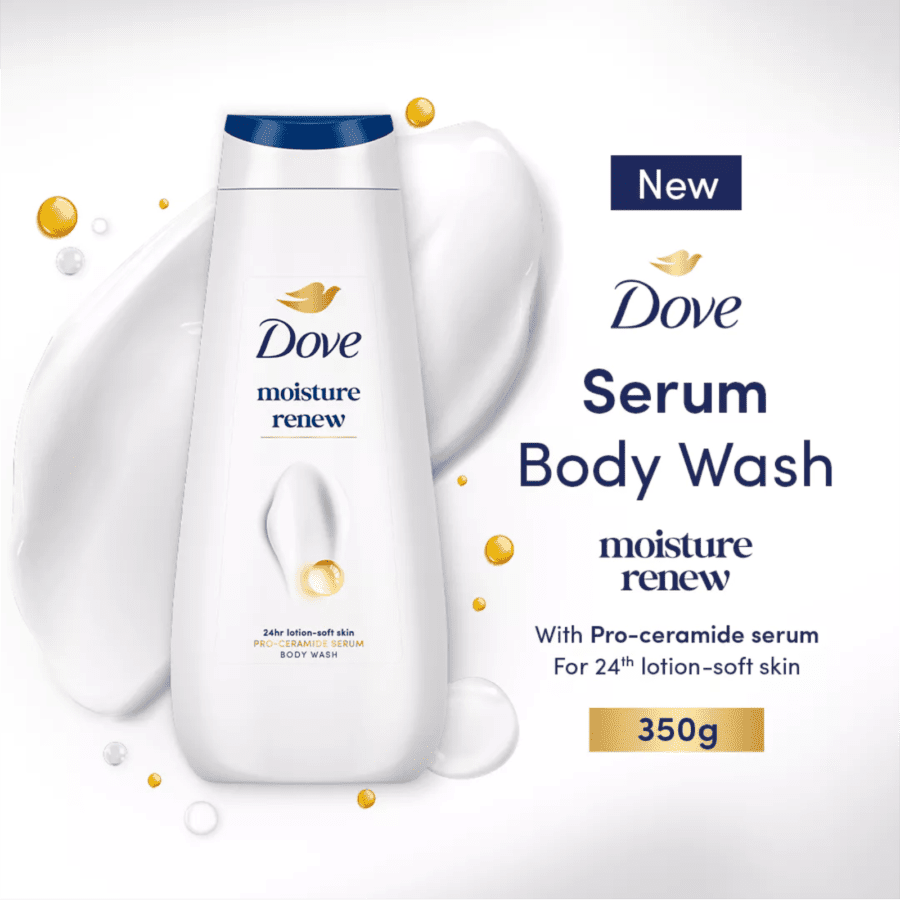 Dove Moisture Renew Pro-Ceramide Serum Body Wash 350gram