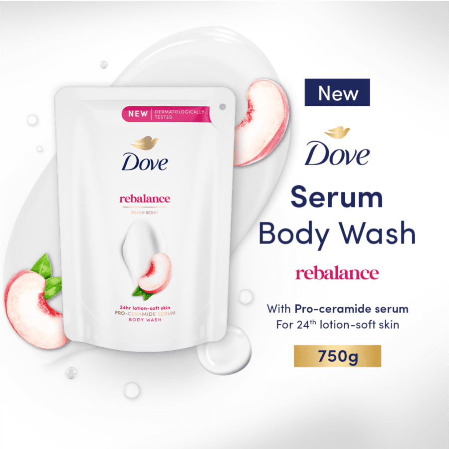 Dove Rebalance Pro-Ceramide Serum Body Wash