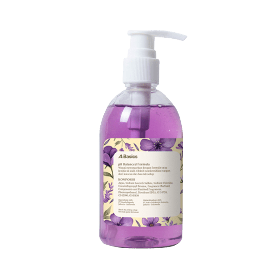 Purple Musk Handsoap A Basics Bottle