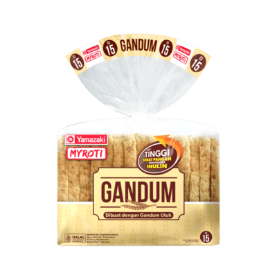 My Roti Tawar Gandum High Fiber Family Pack 15 Slice