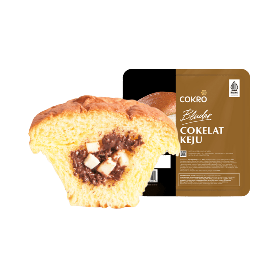 Bluder Cokro Bluder Coklat Keju Single 75gram