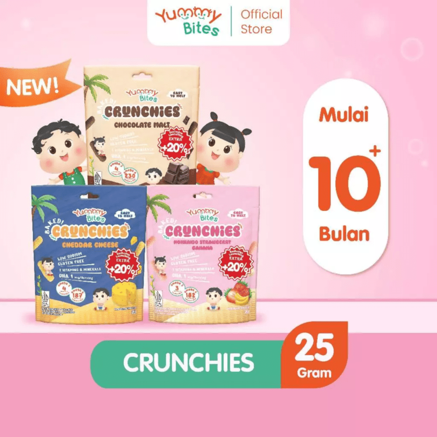 Yummy Bites Crunchies Chocolate Malt
