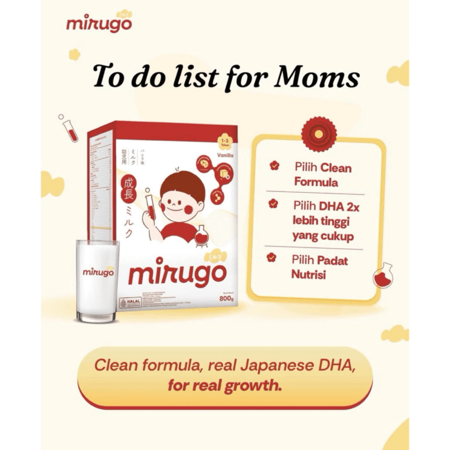 Mirugo Vanilla Susu Formula 1-3 tahun