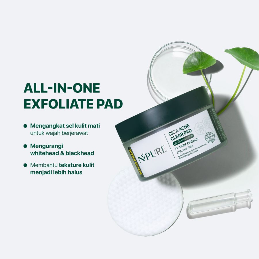 Npure Cica Acne Gentle Exfoliation Clear Pad