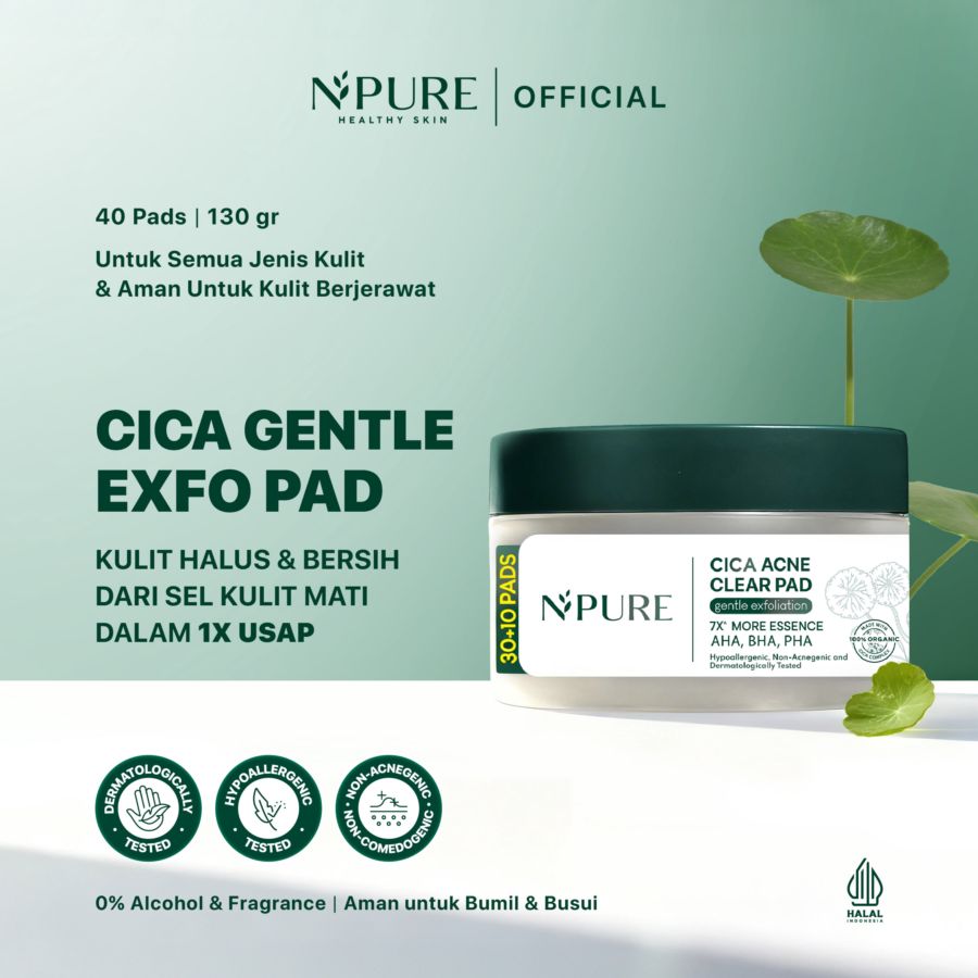 Npure Cica Acne Gentle Exfoliation Clear Pad