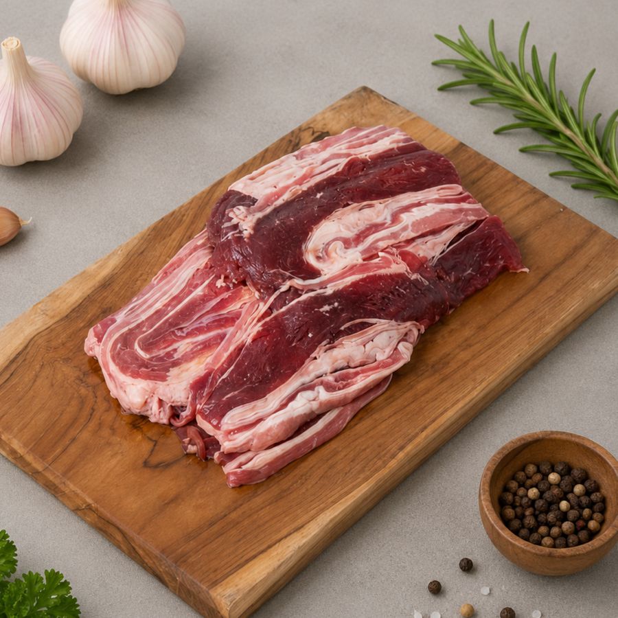 Daging Slice Beef Ekonomis Fatty Cuts 500gram