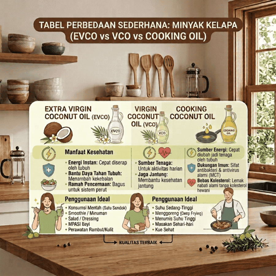 Ikan Dorang Minyak Goreng Kelapa 1900ml