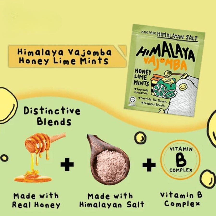 Vajomba Hard Candy Honey Lime Mints 15gram
