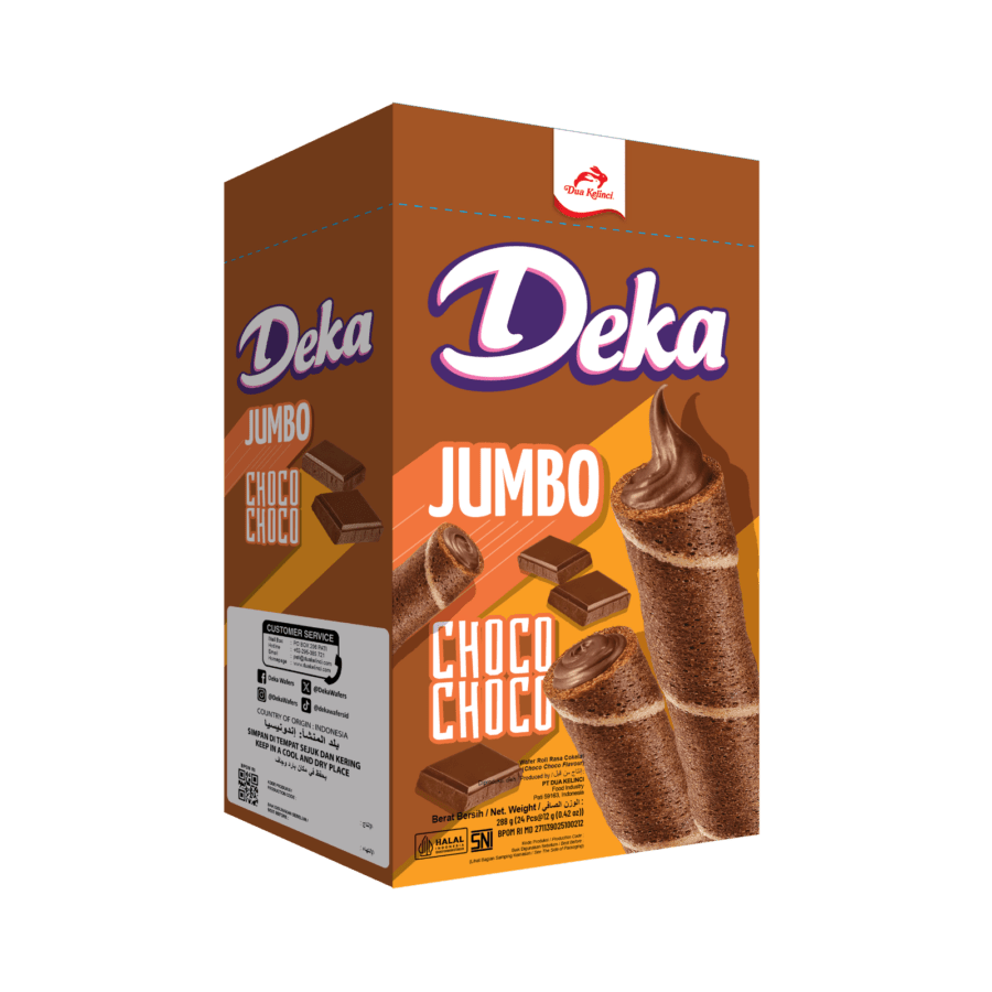 Deka Wafer Jumbo Choco Choco 288gram